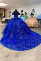 Joanna | Discover the Ultimate Royal Blue Quince Dress - Shine at Your Celebration! - Royal Blue - PromDressClub